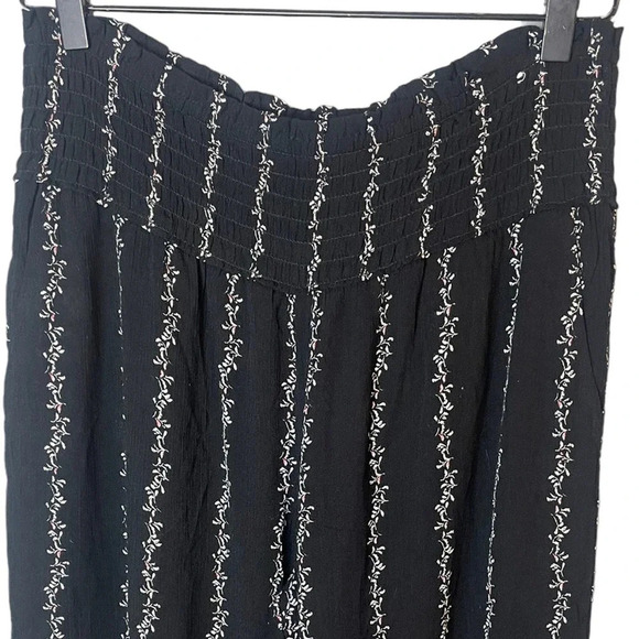 Three Dots Women’s Size Small Printed Pant (Black Floral) - Picture 3 of 9